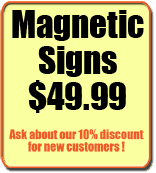 30th anniversary magnetic sign special