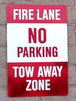 example of Budget Signs and Graphics directional sign